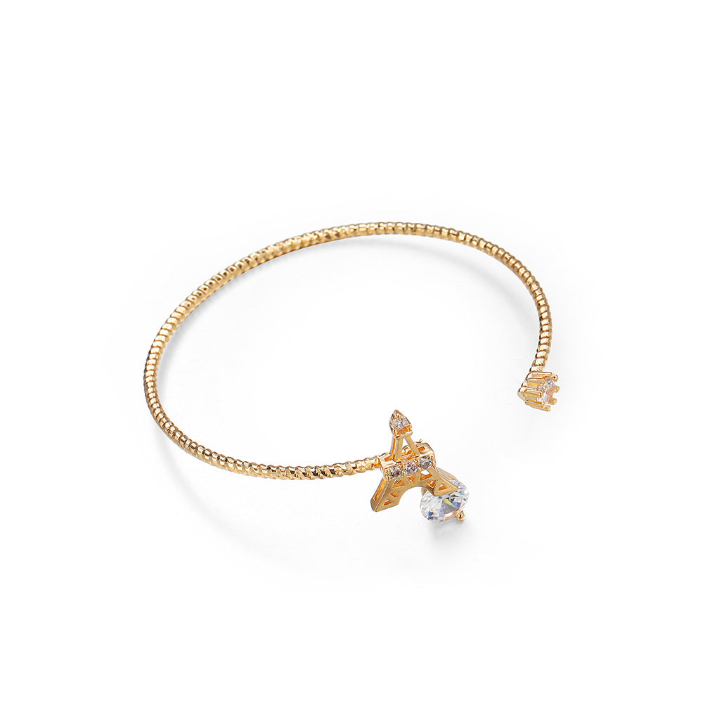 Venta al por mayor Pulsera De Cobre De La Torre Eiffel